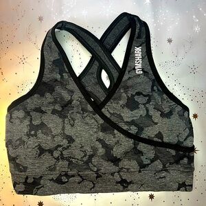 Gymshark Sports Bra with intricate design back straps- Size M